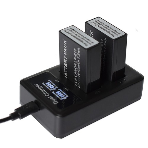 Batteria e17 - 2x, lp-e17