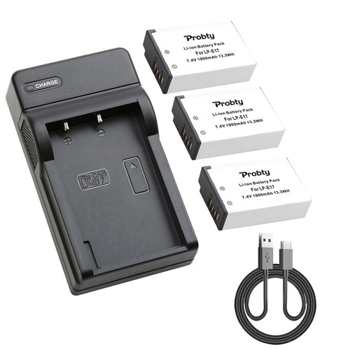 Batteria e17 caricatore - batteria, lp-e17